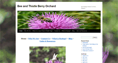 Desktop Screenshot of beeandthistleberryorchard.com